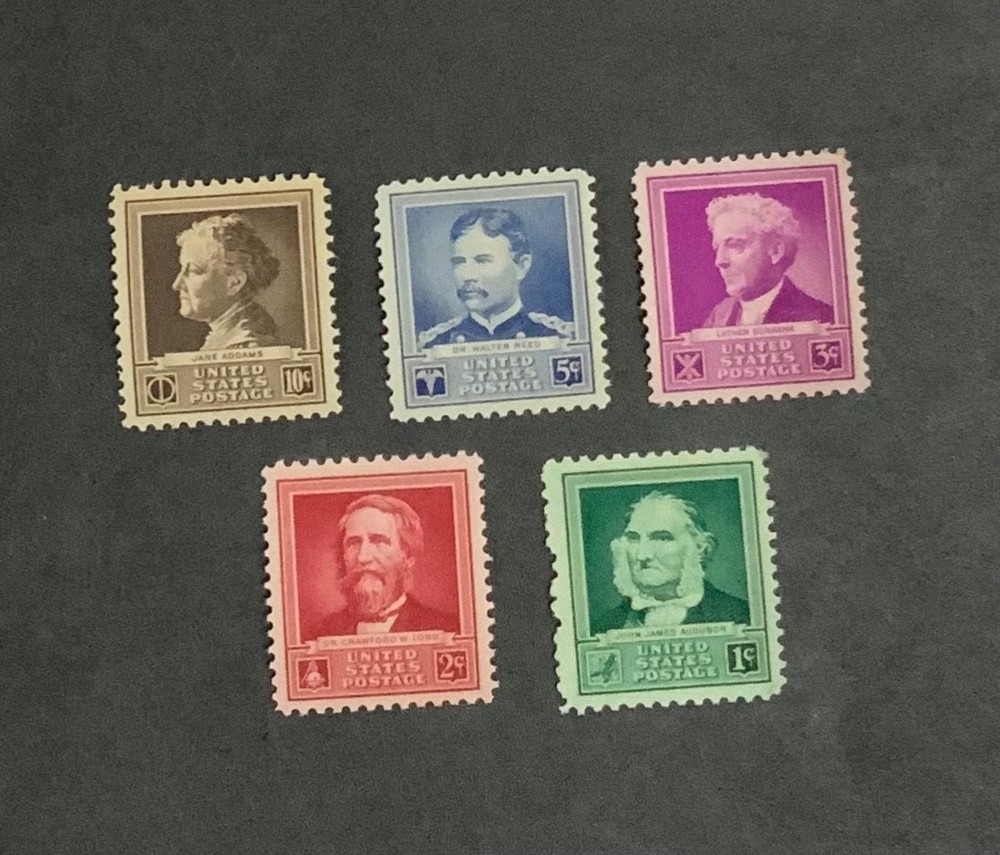 Stamps US Scott #874-8 never hinged