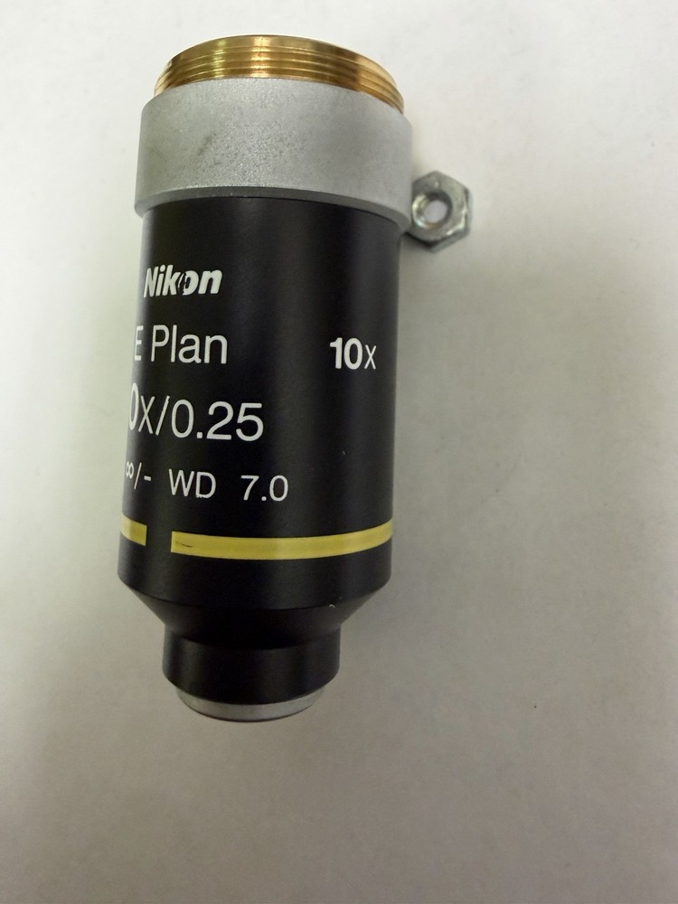 Nikon E Plan 10x 0.25 Microscope Objective Lens for E Series Microscope