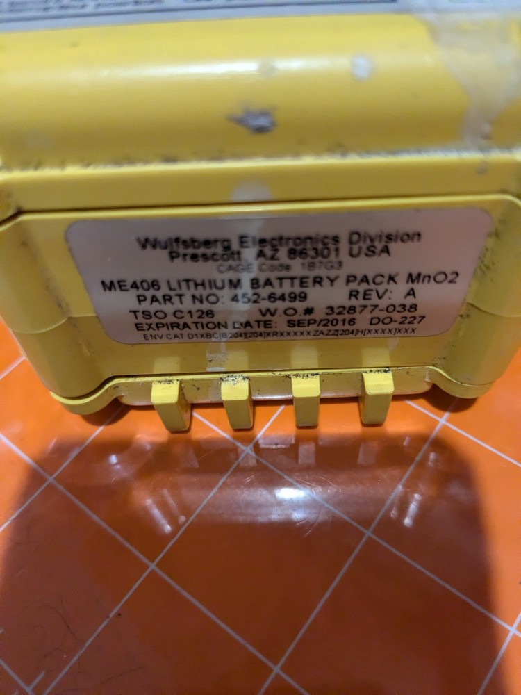 Wulfsberg Electronics Division ELT406 Emergency Locator Transmitter