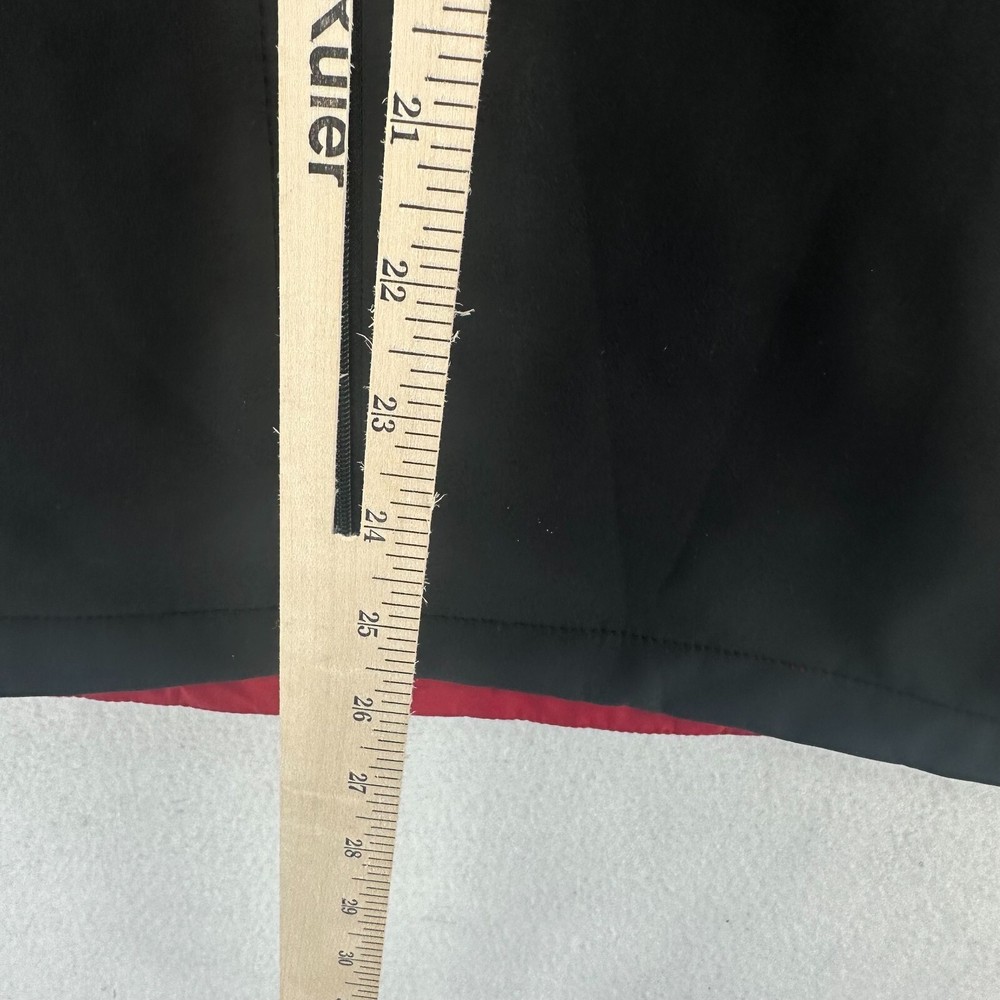 Reebok Men's Shell Jacket Size Medium Black Full Zip Fleece Lined
