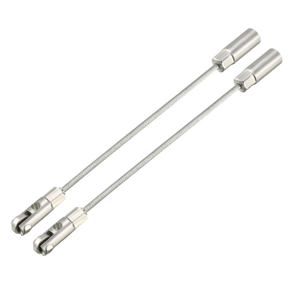 2Pcs 117mm Fish Tape Leader Wire Cable Puller with Roller for 4mm Wire Puller