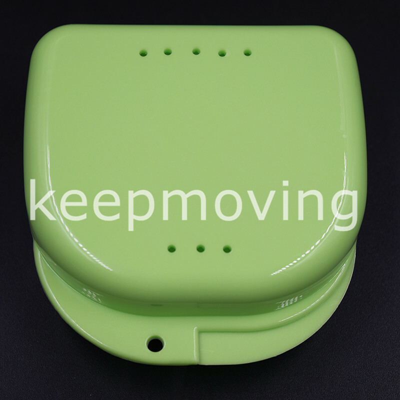 Dental Mouth Box Container Guards Retainer False Teeth Dentures Storage Tray