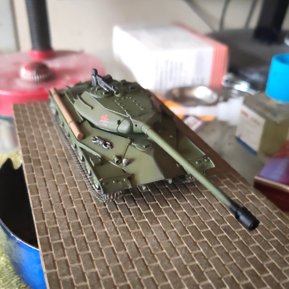 Handpainted 1/72 Soviet Union 252U Tank Finished Model