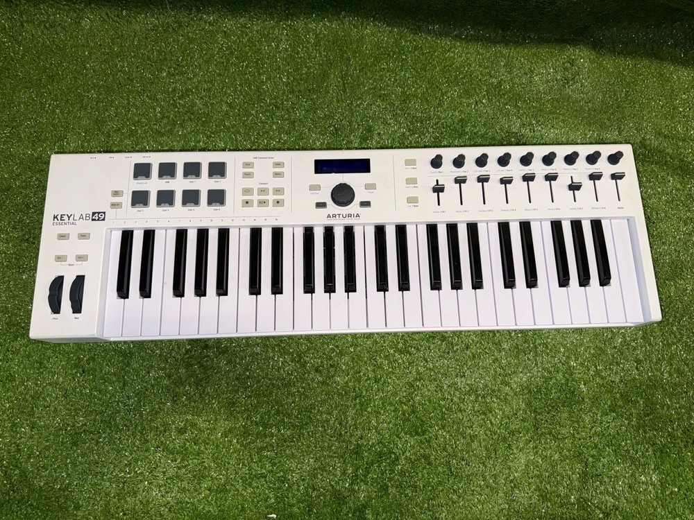 Arturia KeyLab Essential 49 USB MIDI Keyboard Controller - White
