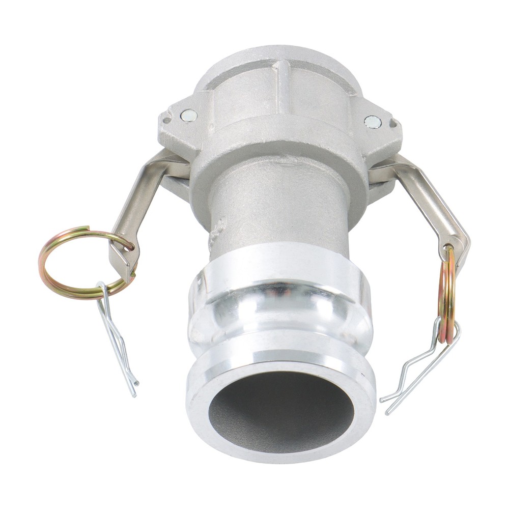 DA1520 Type 1.5" to 2" Camlock Coupling, Aluminum, Quick Disconnect Fitting