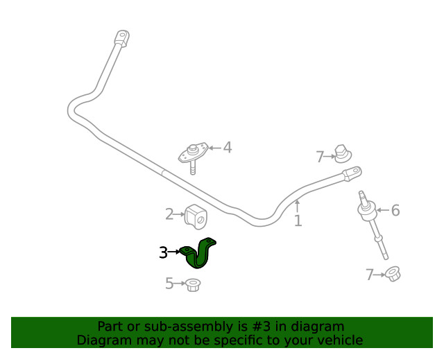 Genuine Ford Bracket 7C3Z5486AA
