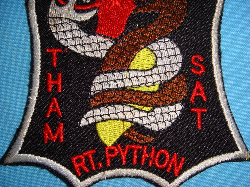VIETNAM WAR PATCH, US 5th SF MACV SOG RT. PYTHON