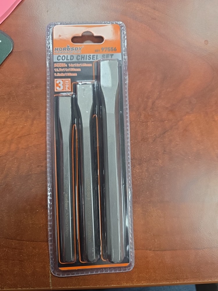 HORUSDY Cold Chisel Set - 3-Piece Heavy Duty
