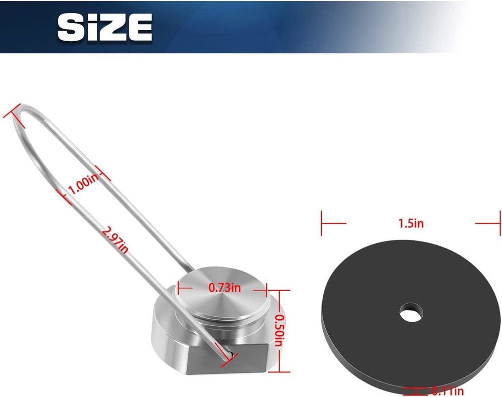 Installer Tool Fits Use with 1/2" Quick Release Fender Receiver Installation