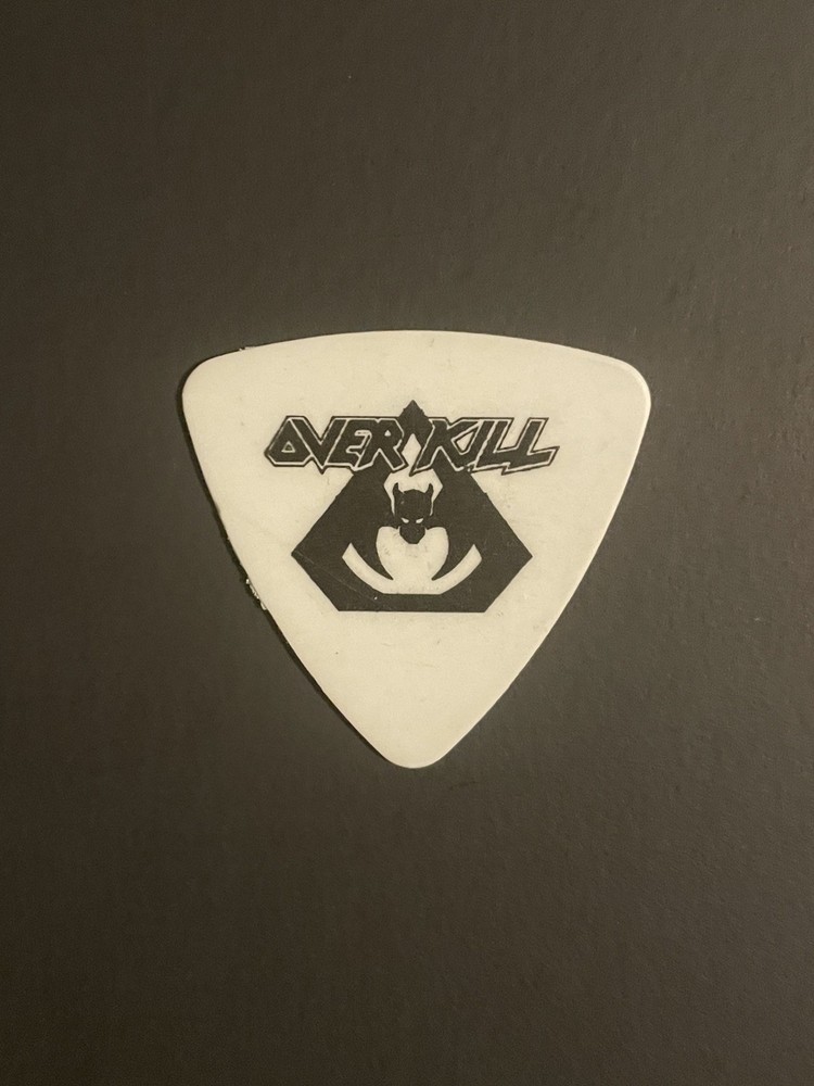 OVERKILL GUITAR PICK HORRORSCOPE IRONBOUND RARE EX