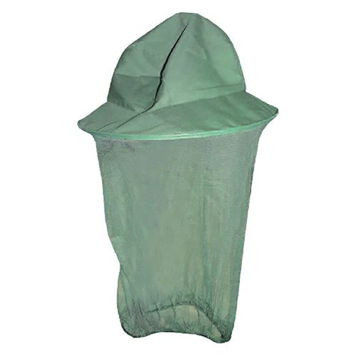 One Size Polyester Beretto Insect Mosquito Net Hat Head Cover
