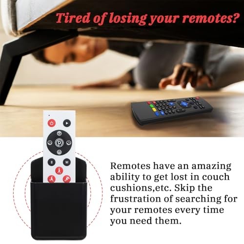 6 Pcs Remote Control Holder Wall Mount, TV Remote Controller Holder - Self