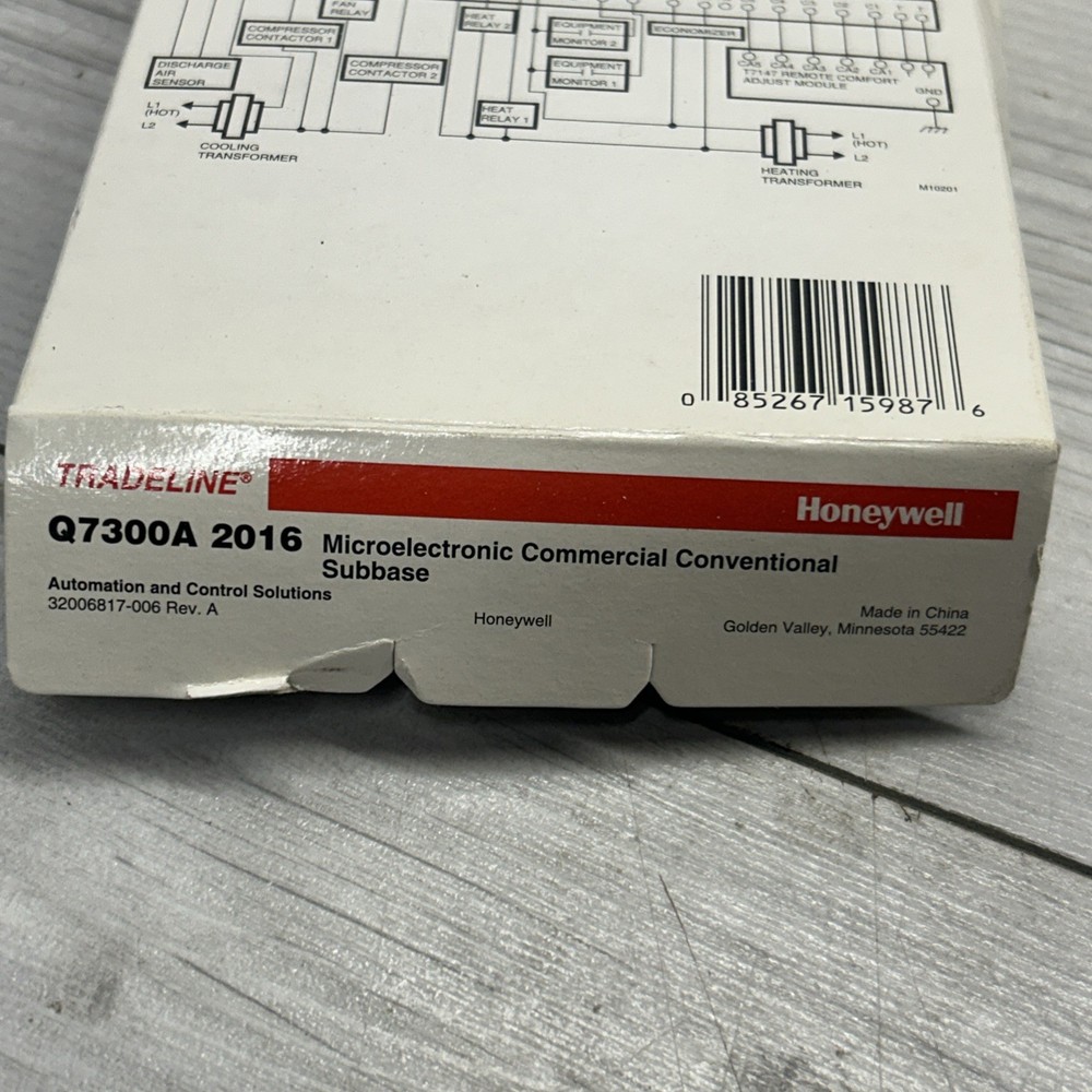 NOS Honeywell Q7300A 2016 Microelectronic Commercial Conventional Subbase