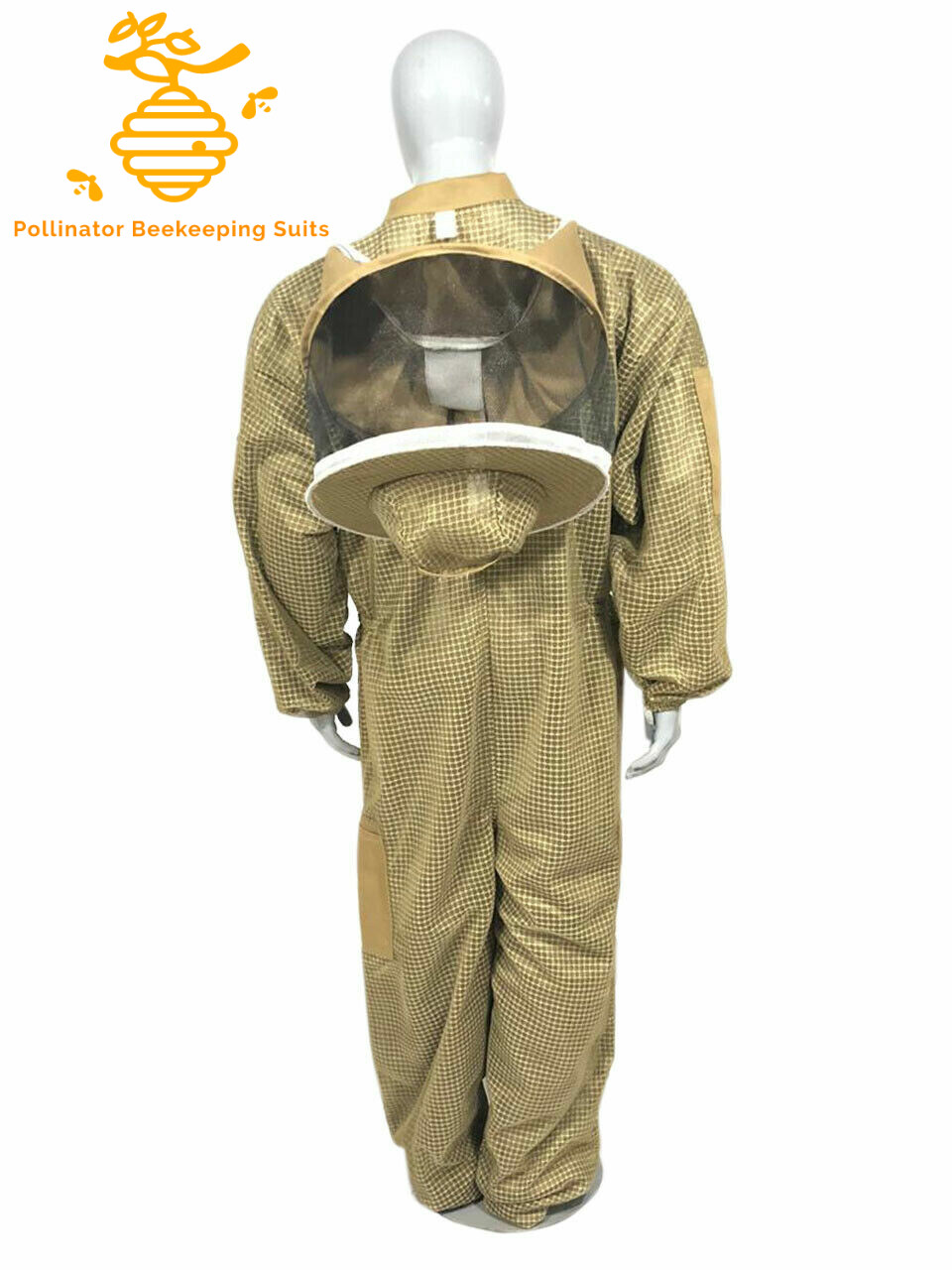 Ventilated Bee Suit Round Veil Beekeepers Three Layer beekeeping Suit Coverall