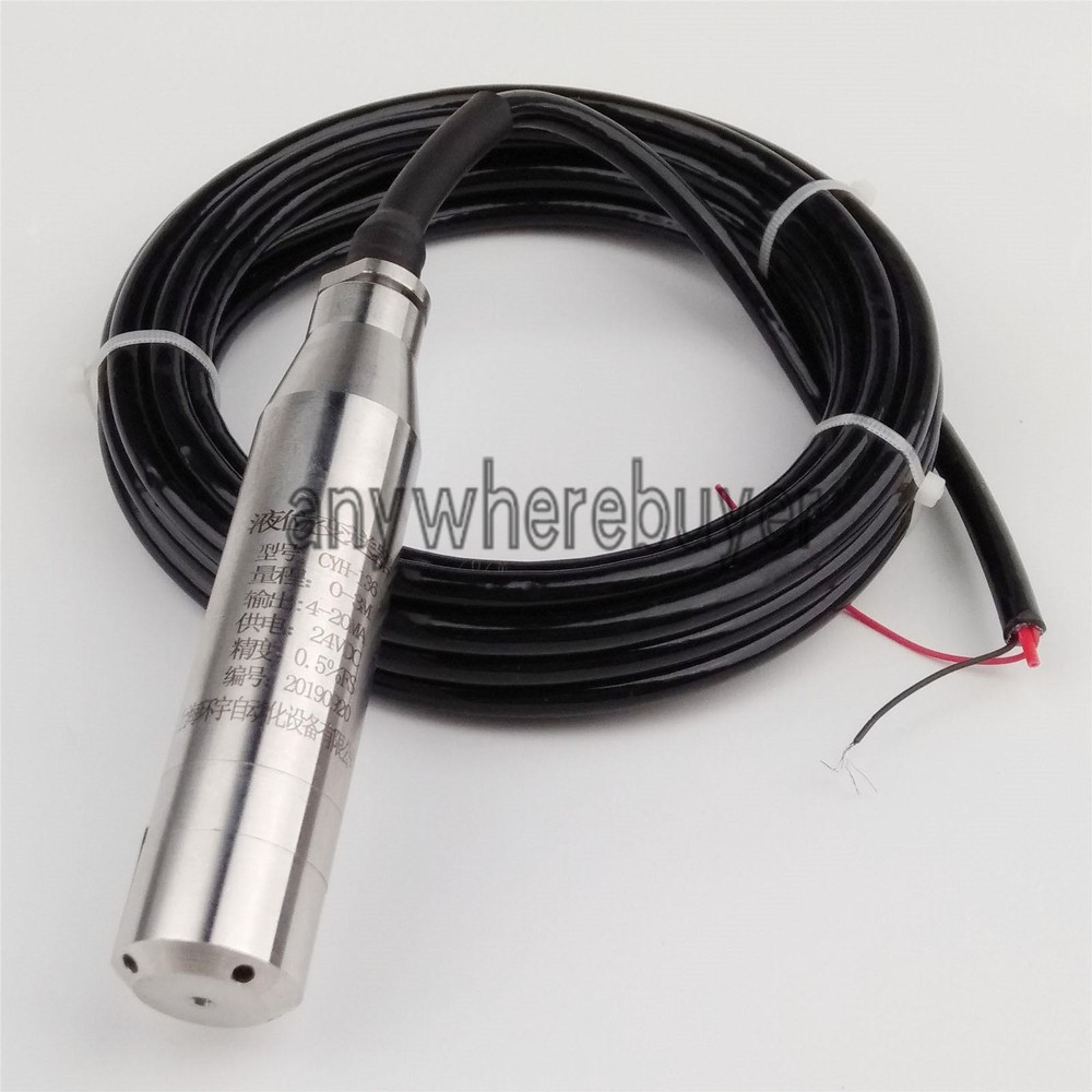 ONE 4-20MA 3.0m Range Water Level Transmitter Liquid Level Transducer Sensor NEW