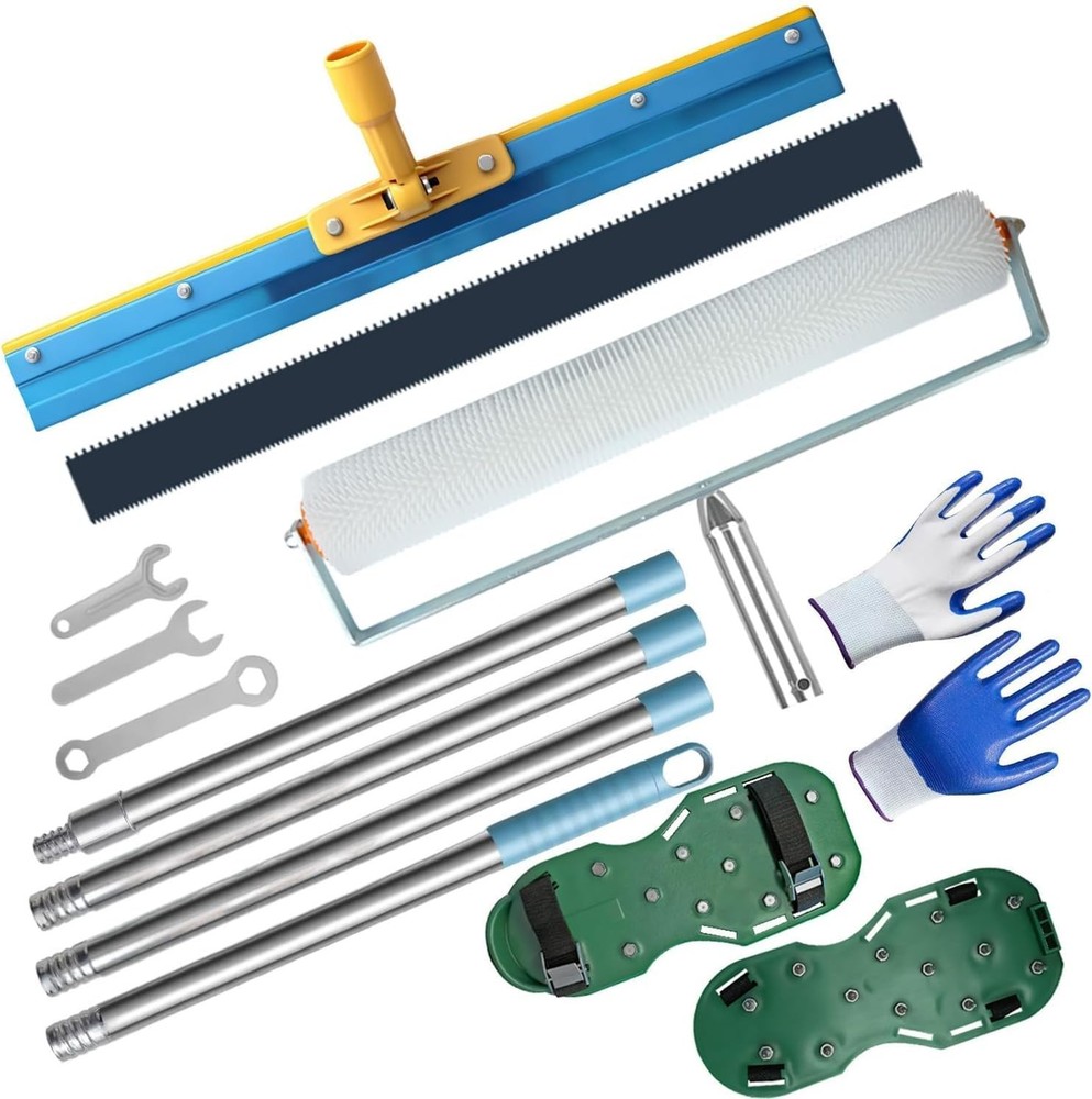 Professional Epoxy Floor Tool Set with Extension Pole