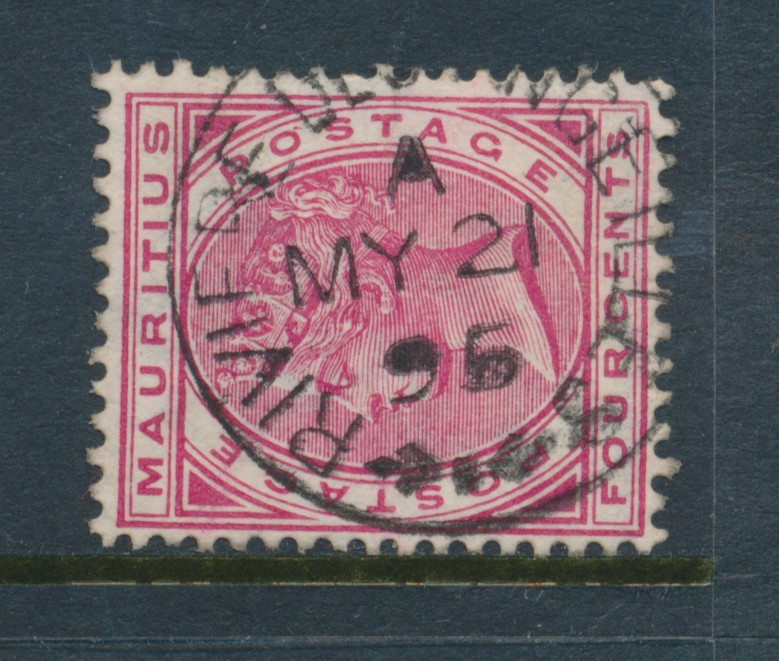MAURITIUS, Postmark RIVIERE DES ANGUILLES