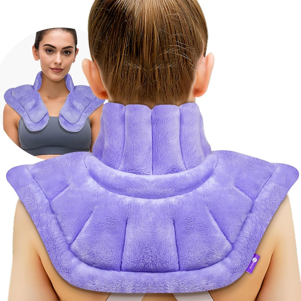 Microwavable Neck Shoulder Wrap Hot Cold Therapy Heating Pad with Aromatherapy