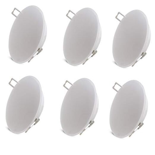 12 Volt LED Recessed Ceiling Light, 3 Dia-3inch-6pack 3500K Warm White Light