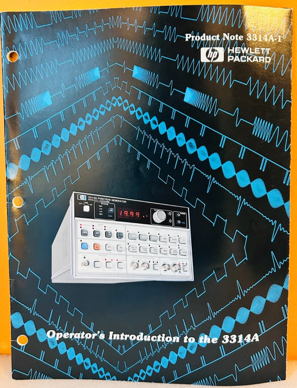HP 5953-5102 1982 Model 3314A-1 Product Note Operator's Introduction Manual.