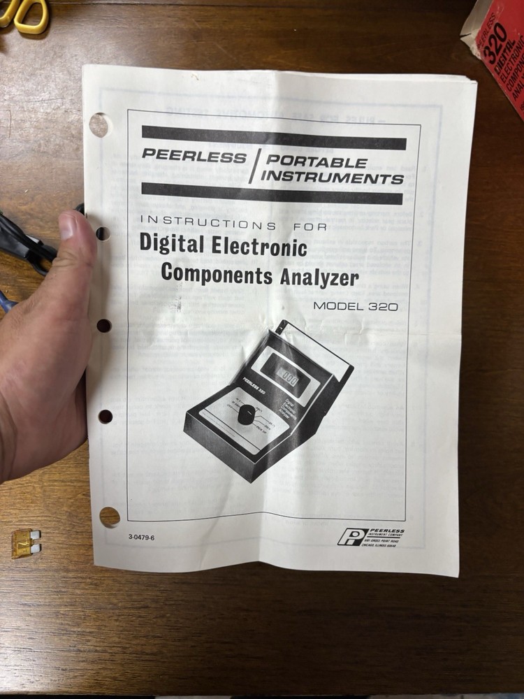 Digital Electronic Components Analyzer By Peerless
