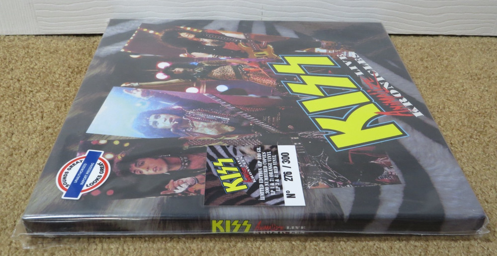 KISS ANIMALIZE LIVE KRONICLES 4LP BOX SET SEALED #276 / 300 COLORED VINYL