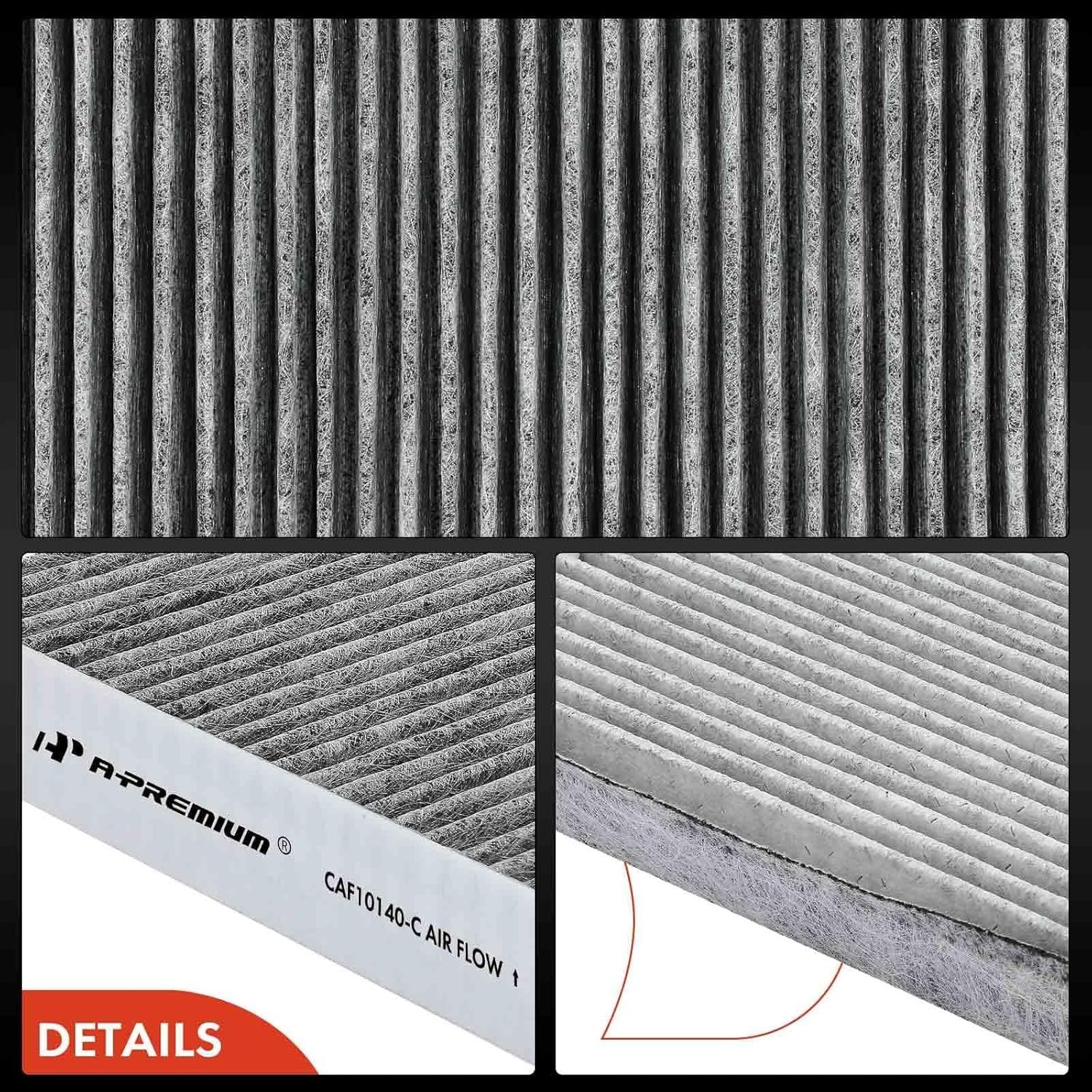 Cabin Air Filter with Activated Carbon Compatible with Infiniti, Nissan &