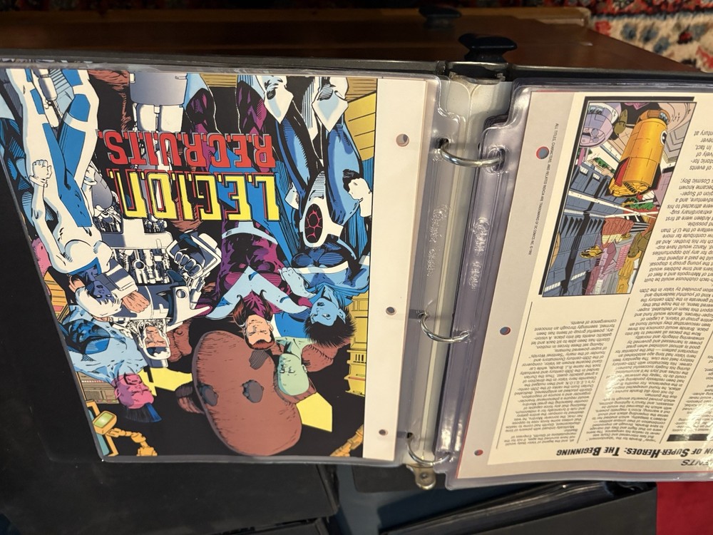 Comic Book Bio Binder