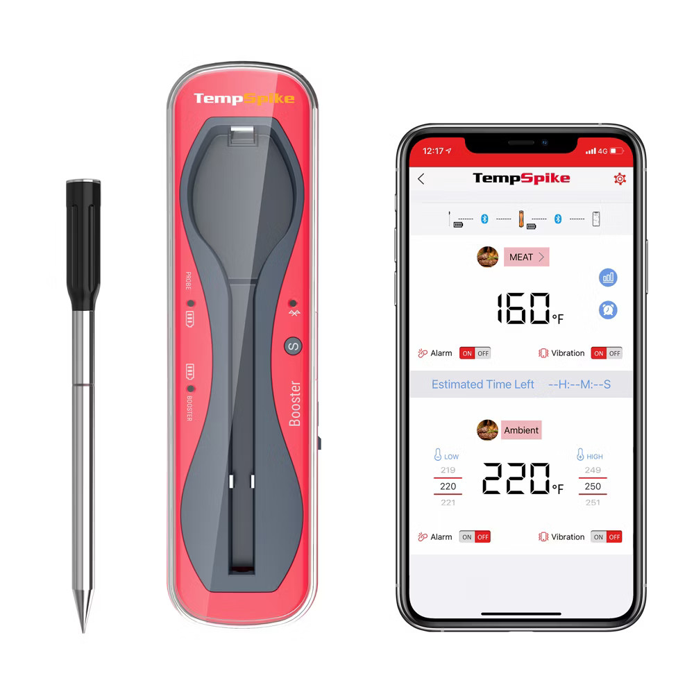 ThermoPro TempSpike 500FT Wireless Meat Thermometer, Bluetooth Meat