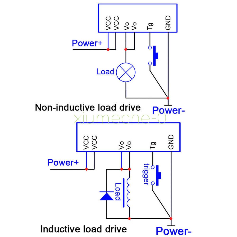 5A 3V-24V Flip-flop Latch Switch Module Bistable Single Button 5000mA
