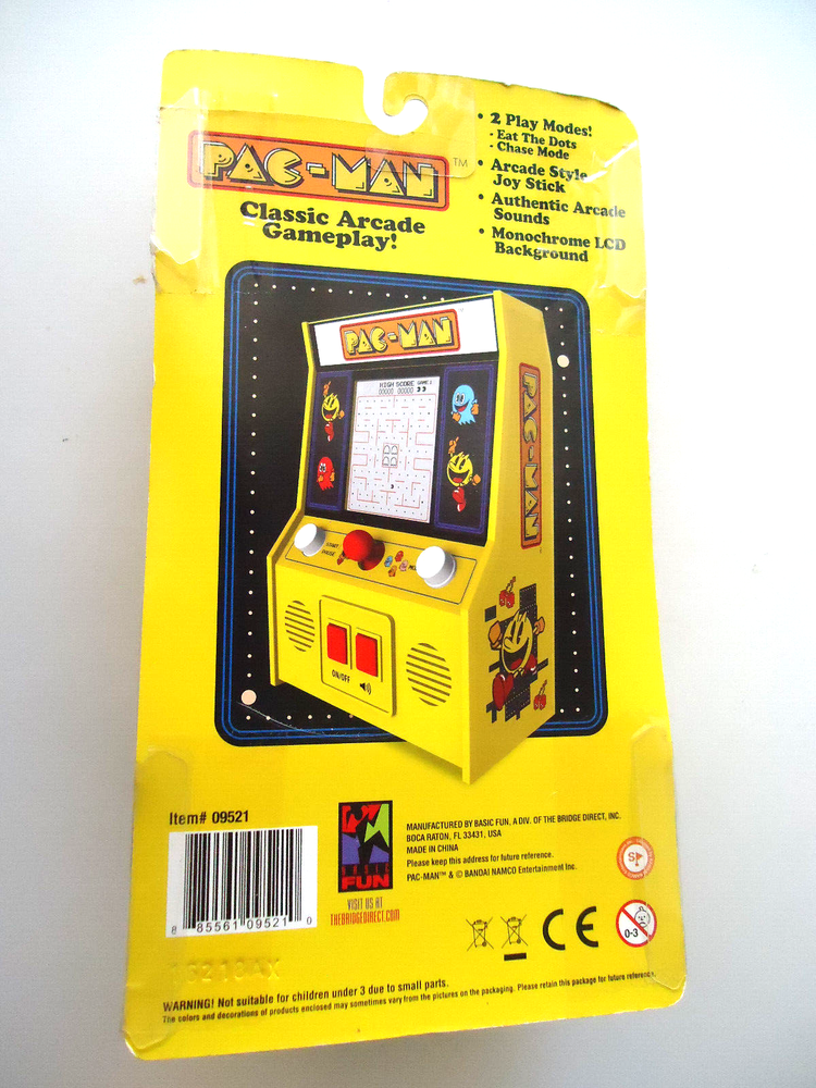 PAC-MAN MINI HAND HELD TABLETOP GAME NEW IN SEALED PACKAGE