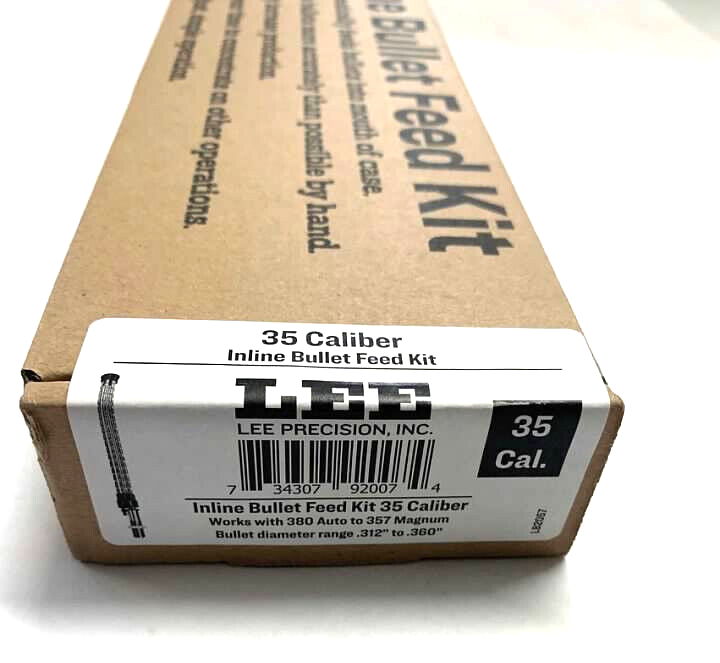 Lee 92007 Inline Bullet Feed Kit for 35 CAL (9mm, 357 Mag, 380) (ships insured)