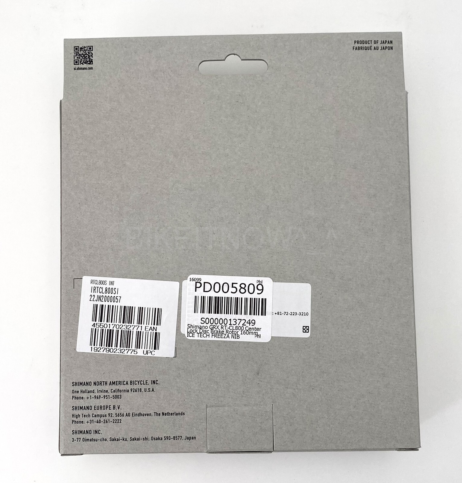 2x Shimano Ultegra GRX Bike RT-CL800 Center Lock Disc Rotors 160mm,ICE TECH