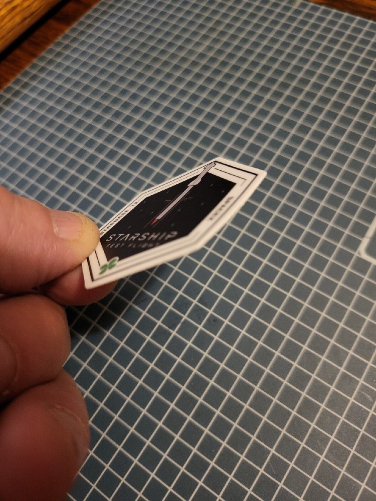 SPACEX STARSHIP PROGRAM MISSION PATCH STICKER TEST FLIGHT LAUNCH- USA TEXAS
