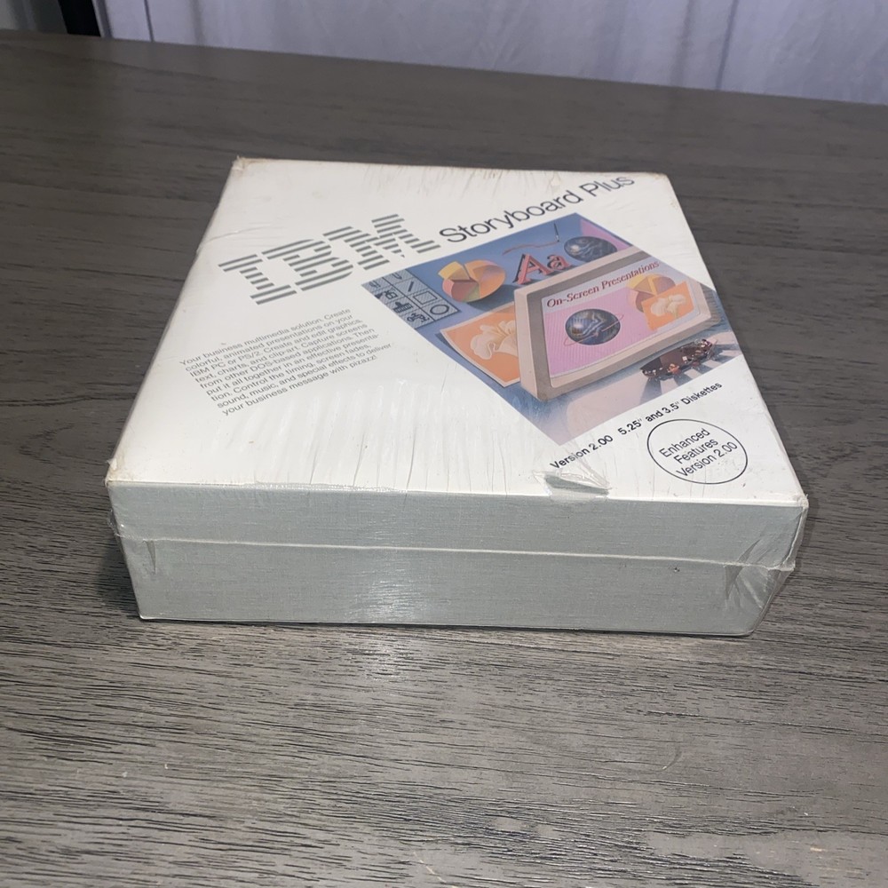 IBM PC Storyboard PLUS Version 2.0 presentation software Brand New!