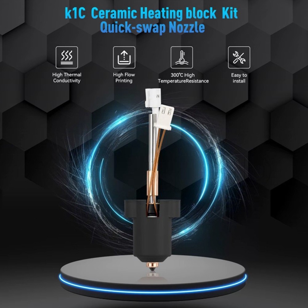 For K1C/K1MAX Hotend Thermistor Sensor Ceramic Heating 7553