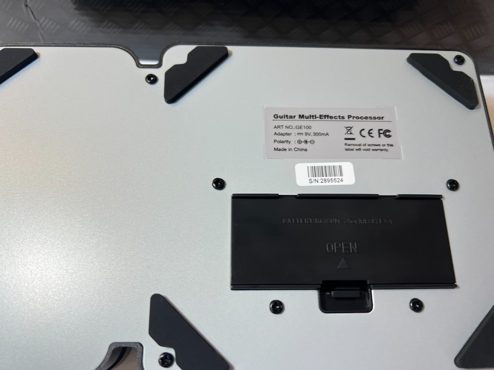 MOOER GE100 Guitar Multi-effects Processor Effect Pedal + Loop Recording New