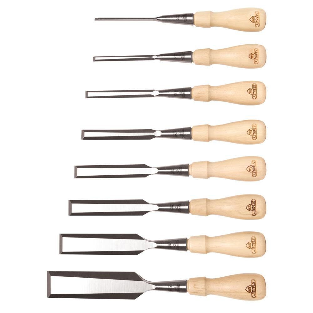 Stanley Sweetheart Socket Chisel Set With Tool Roll 8Pc