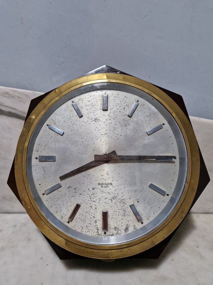 Art Deco Bakelite Wall Clock 1930s Bayard