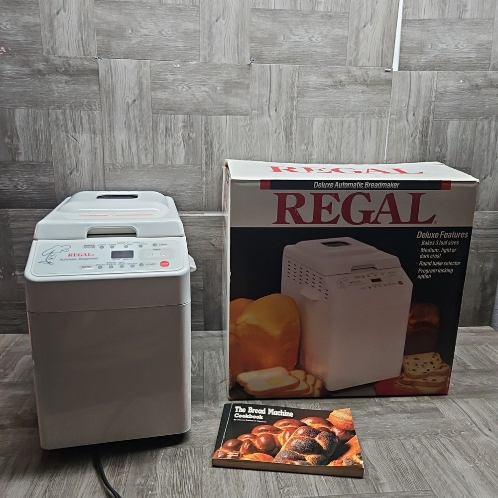 Regal Deluxe Automatic Breadmaker K6771 + Cookbook