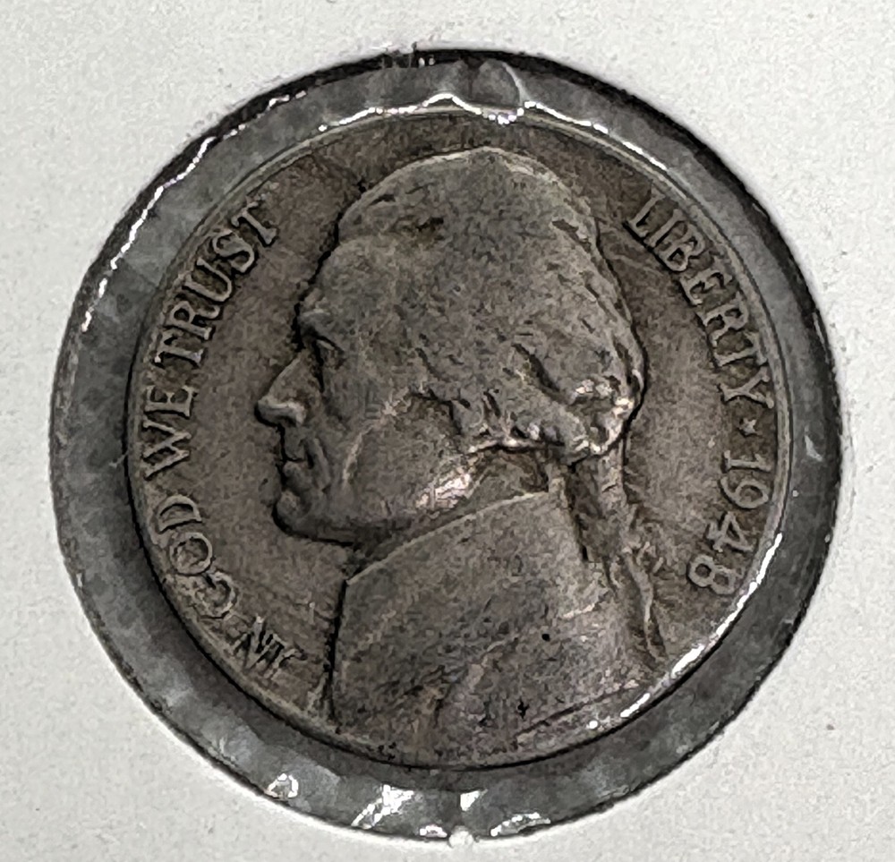 1948 P Jefferson Nickel