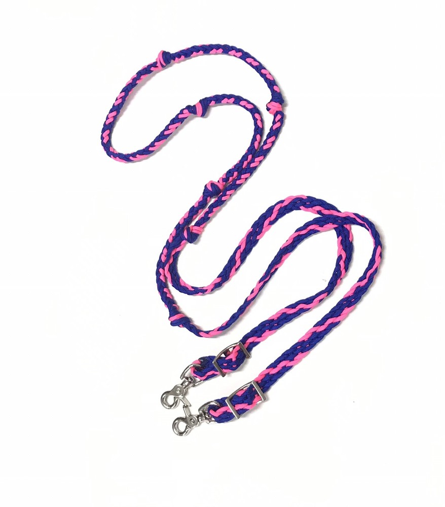Barrel Reins With Grip Knots