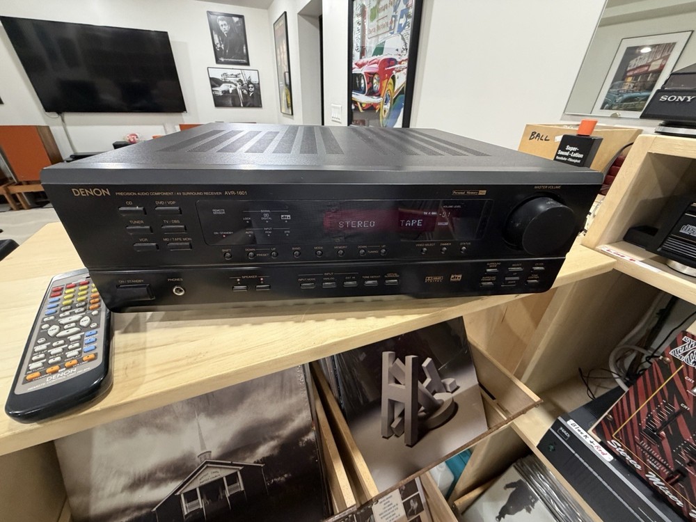 Denon AVR-1601 Precision Surround Sound Receiver With Remote Control Bundle