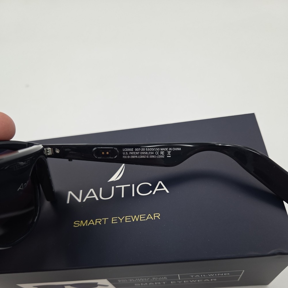 Nautica Tailwind Smart Eyewear Sunglasses - LCD007-20 - Solid Navy Blue