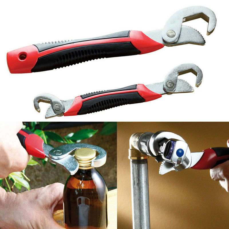 2PCs Snap'N Grip 9-32mm Adjustable Wrench Spanner Universal Quick Multi-functIon
