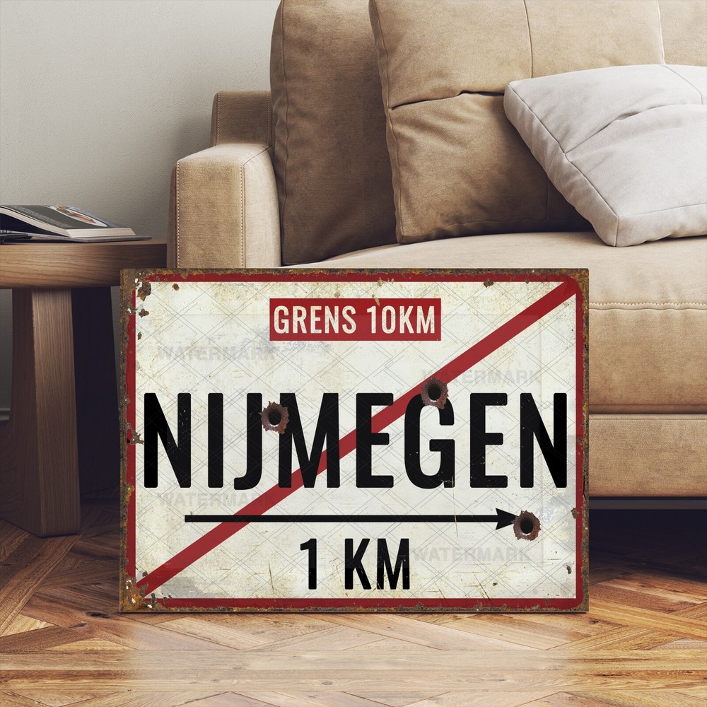 Vintage Style WW2 Nijmegen Operation Market Garden Sign