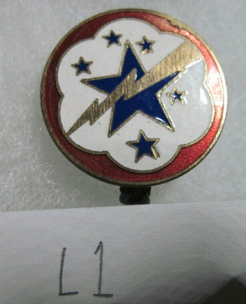 Army crest DI dui PB pinback ww2 US FORCES WESTERN PACIFIC COMMAND patch type w1