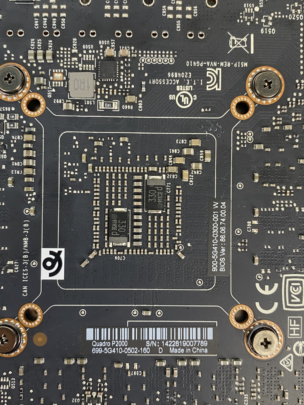 NVIDIA Quadro P2000 5GB GDDR5 Graphics Card 4x Display Port PCI Express 3.0 x16