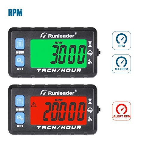 Digital Self-Powered Hours Tachometer,Maintenance Reminder,Backlights