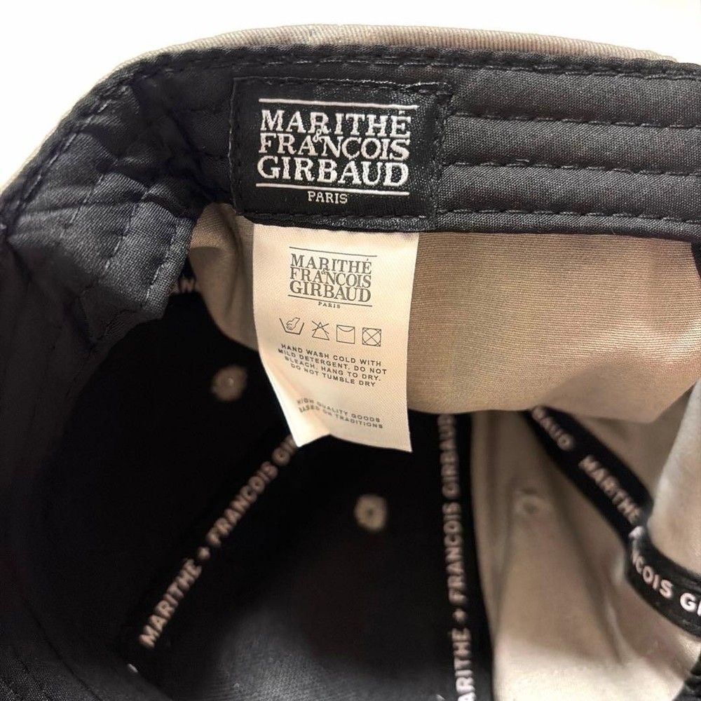 MARITHE + FRANCOIS GIRBAUD Gray Logo Cap with Adjustable Strap